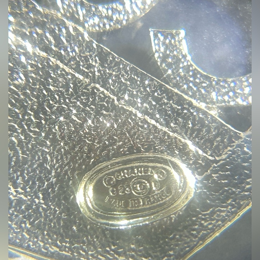 Chanel Crystal CC and Coco Mark Brooch Silver and Pink C23B - Picture 14 of 16